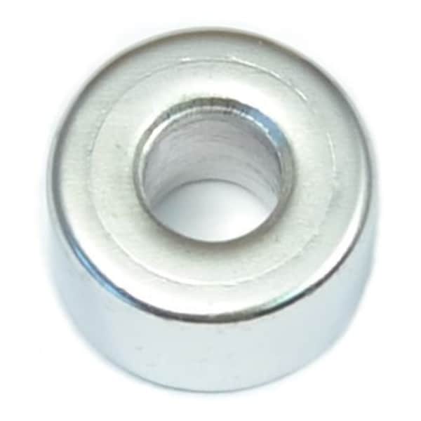 Midwest Fastener Round Spacer, Polished Stainless Steel, 5/8 in Overall Lg, 1/4 in Inside Dia, 6 PK 33323 - main